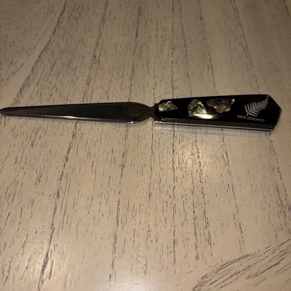 Letter Opener New Zealand Paua Shell 7” Long